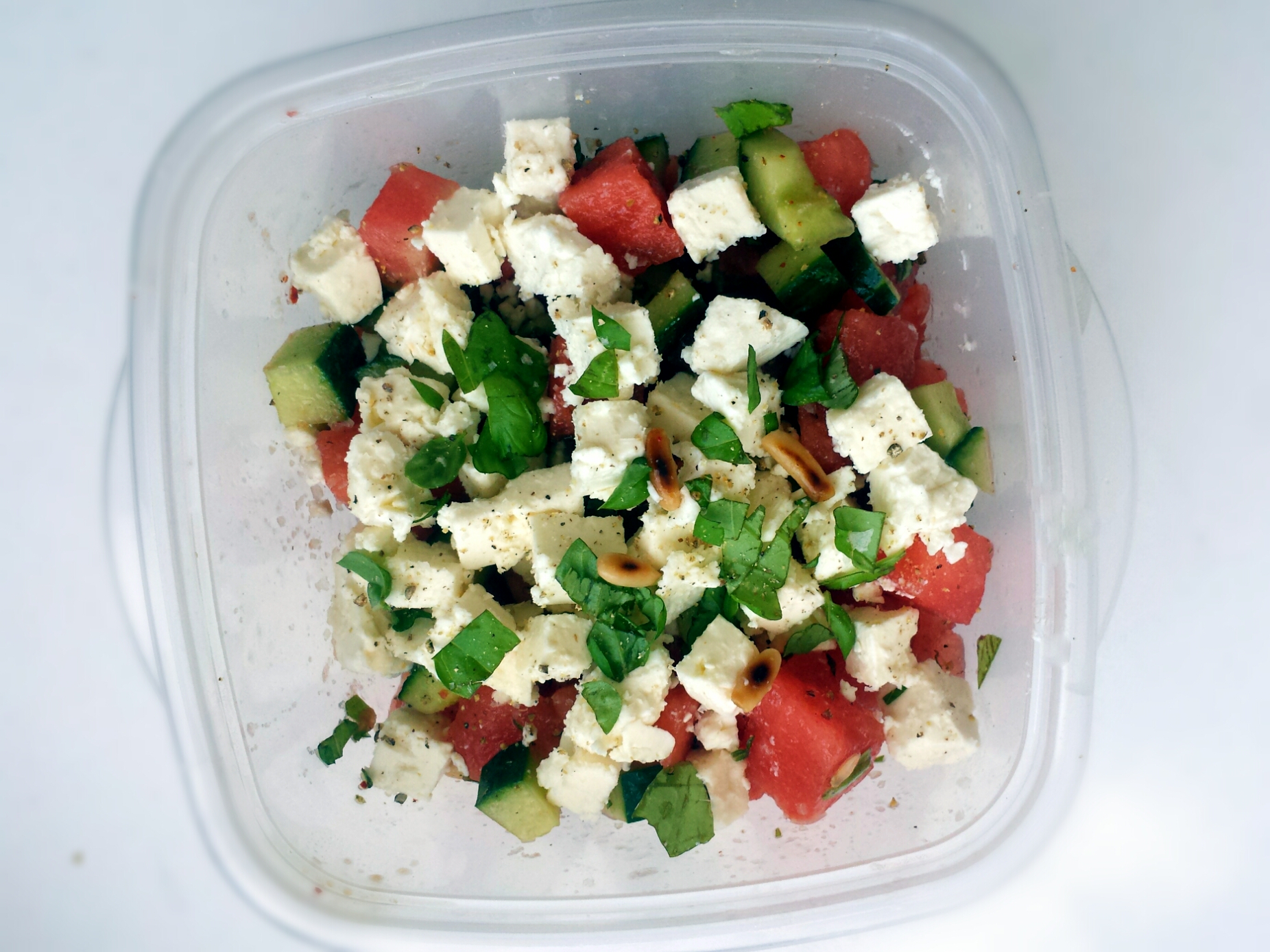 Wassermelonen-Feta-Salat